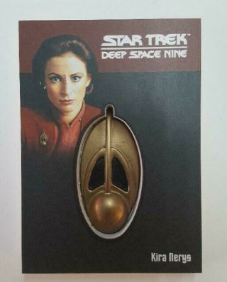 Star Trek Deep Space Nine Nana Visitor - Kira Nerys Communicator Badge 56/90