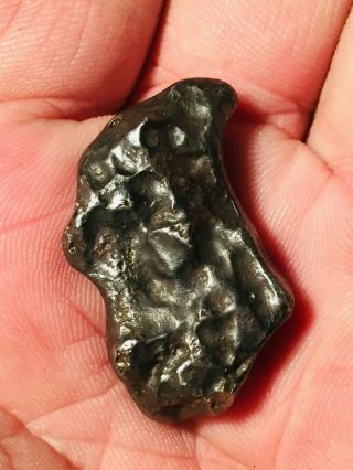 Sikhote - Alin Meteorite,  Federated Ssr,  U.  S.  S.  R.  - Fusion Crust - 19.  3 Grams