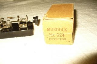 MURDOCK 324 CRYSTAL DETECTOR,  CIRCA 1916 - 7