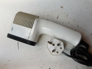 Vintage Rare Retro Braun Electronic Sensor Hair Dryer.  Model No.  4470 Fre