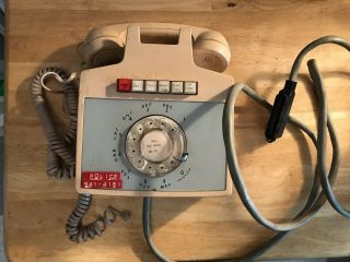 Vintage Bell System Western Electric Rotary Wall Phone Multi Line