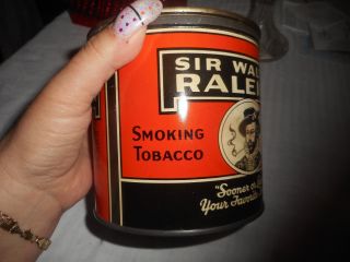 Vintage Sir Walter Raleigh Tabacco Can 2