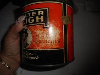 Vintage Sir Walter Raleigh Tabacco Can 3