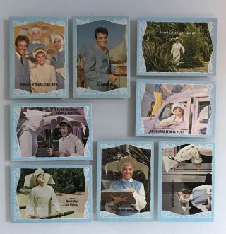 1968 8 Diff Flying Nun Cards Exc,  Or Better 15 18 24 32 36 42 55 59