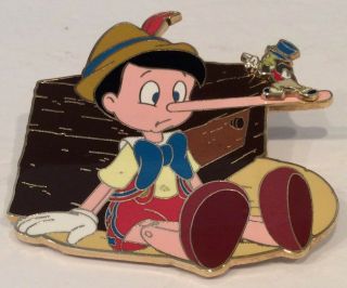 Disney 2005 Sidekicks Pinocchio & Jiminy Cricket Le 100 Rare Htf Pin