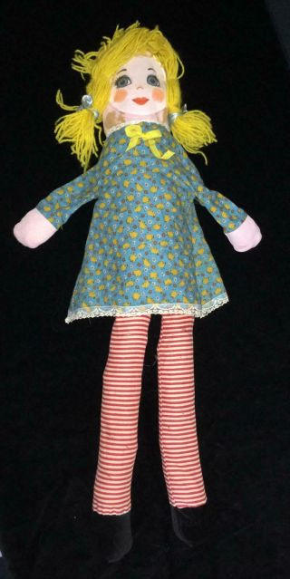 Rare Vintage Supreme Magic Trick Spring Rag Doll Production Prop By Edwin