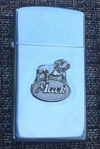 Vintage Slim Zippo “mack” Lighter 50’s ???