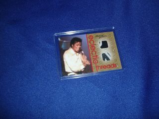 2011 Panini Michael Jackson Eclectic Threads Swatch Card