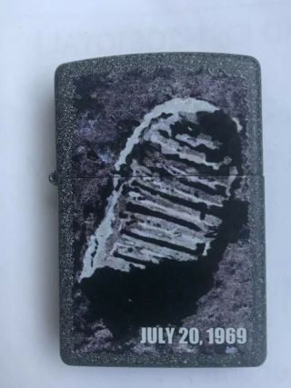 Zippo Moon Boot July 20th,  1969 - Stone Finished Lighter
