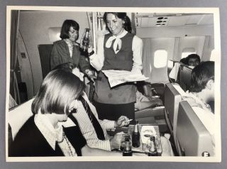 British Airways Tristar Cabin Crew Photo Stewardess Ba