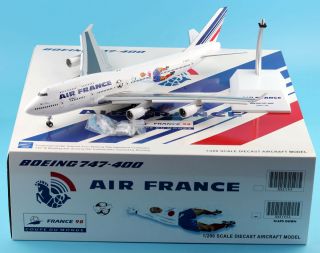Jc Wings 1:200 Xx2193a Air France Boeing 747 - 400 Diecast Model F - Gexa Flaps Down