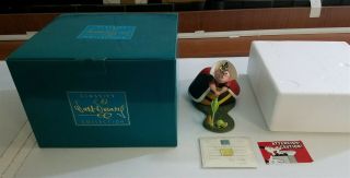 Disney Queen Of Hearts " Let The Game Begin " Wdcc Alice In Wonderland Statue Mib
