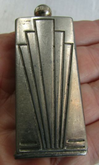 Match King Strike Lighter Pocket Lighter - Art Deco Design