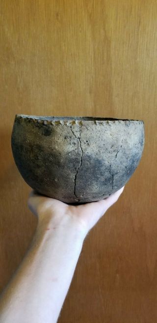 Large Authentic Mississippian Bowl Pottery Artifact