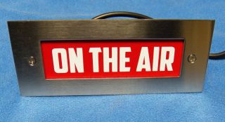 Modulite Radio Broadcast On Air Studio Lighted Sign Light 120 Volts - Buy It Now