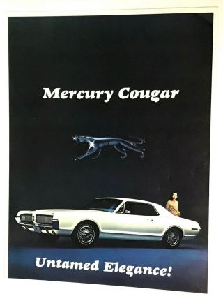 1967 Mercury Cougar Brochure