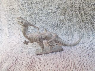 Vintage Ral Partha Pewter Metal Figurine 1977 Dinosaur Dragon 3 " X 2 "