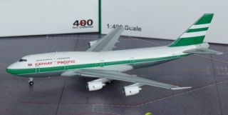 Big Bird 400 Cathay Pacific B747 - 367 (b - Hol) " 1980s " Colors.  With Numbered Card.