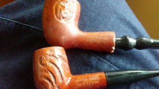 Vintage Dr.  Grabow Freehand And Royal Duke Pipes - Imported Briar