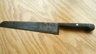 Vtg J.  A.  Henckels Twinworks Solingen Germany 102 12 " Carbon Steel Chef Knife