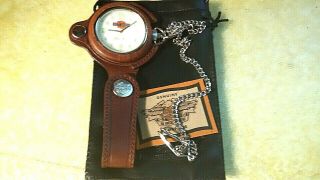 Harley Davidson Pocket Watch Collectible Swiss,  Running,  Gift
