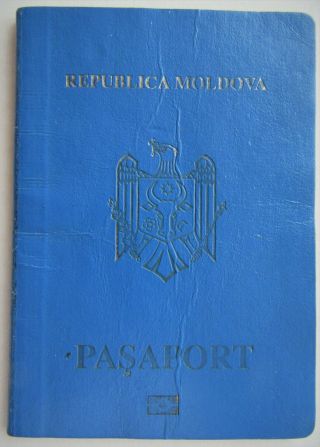 Republic Moldova International Id Biometric Passport Man