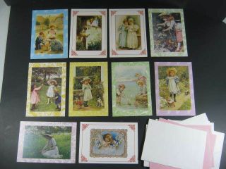 10 Victorian Painting Greeting Cards From The Hope School (springfield,  Il)