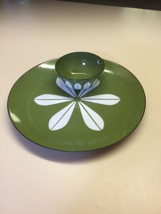 Catherine Holm Green Lotus Platter And Bowl