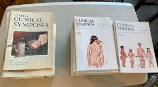 Ciba Clinical Symposia - Frank Netter (1952 - 1993),  110 Issues Total.