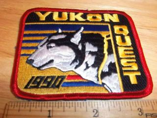 1990 Alaska Yukon Quest 1000 Mile Dog Sled Race Embroidered Patch,  Great Patch