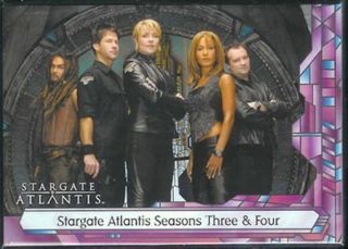 Stargate Atlantis Seasons 3&4 Trading Cards Base Set
