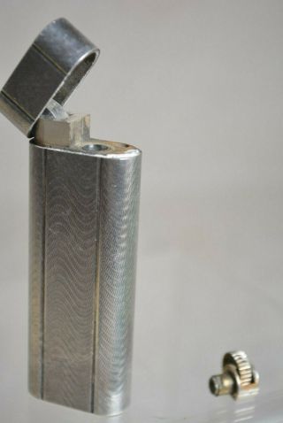 CARTIER VINTAGE LIGHTER PlARGENT G 30 micron SILVER PLATED Needs Work 6