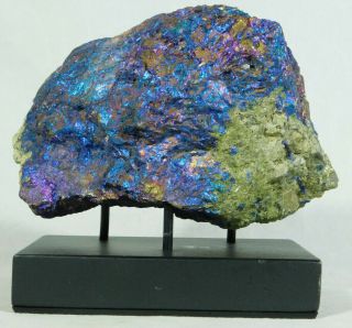 A Big Blue And Purple Peacock Copper Or Chalcopyrite Or Peacock Ore 1258gr E
