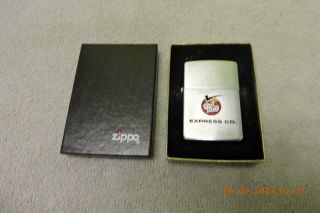 Vintage 1966 Red Ball Express Truck Lines Advertising Zippo Lighter W/box
