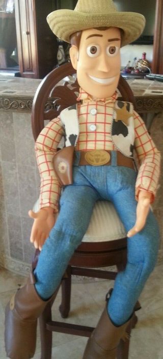 Toy Story Life Size Woody Doll Well Loved Thinkway