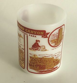 50s Vintage Souvenir Coffee Mug Grand Canyon Federal 3 Finger Handle