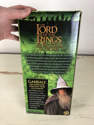 Lord Of The Rings Gandalf Gandolf Wizard Doll Still In The Box 3