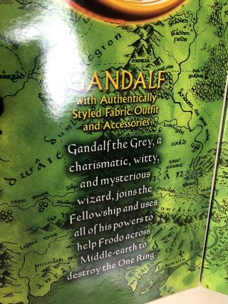 Lord Of The Rings Gandalf Gandolf Wizard Doll Still In The Box 4
