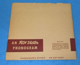 Rare 1939 - 40 York World’s Fair RCA VICTOR Personal Phonograph Record 78 RPM 6