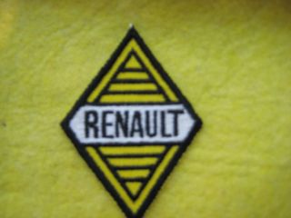 Vintage Renault Dealer Service Racing Uniform Patch 2 1/8 " X 2 7/8 "