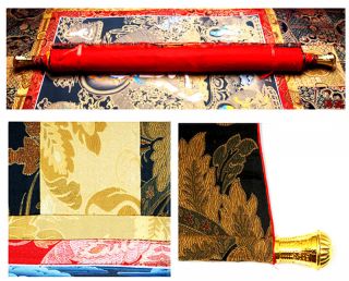 50 Inch Luxury Tibet Thangka Painting Buddhist Protector Deity Six - arm Mahakala 6