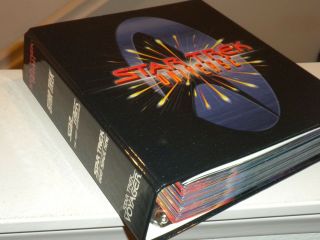 1997 Star Trek Universe Binder Book With High Gloss Pages By Newfield Trivia