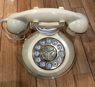 Vintage 70’s Heritage Push - Button Rotary Dial Fashion Landline Phone