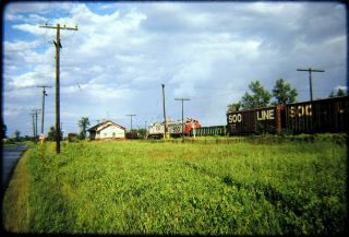 Osld Railroad Slide Soo Line 750 Train 28 Argonne Wi 8/12/74
