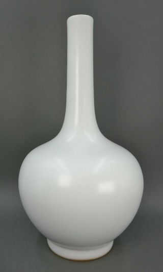 Fine Old Chinese Porcelain White Crackle Glaze Bottle Vase 7