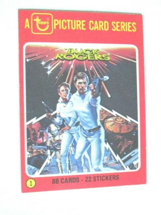 1979 Topps Buck Rogers Complete Card Set Of 88 Cards & 22 Stickers (nm)