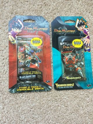 2 Duel Masters Booster Packs Blue/red