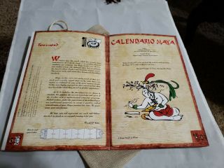 Mayan Calendar Book,  Souvenir from Tchitchi (Chichen) Itza Mexico 1997 3