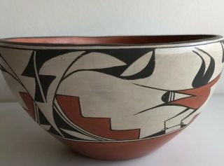 Old Zia Pueblo Indian Pottery bowl 3