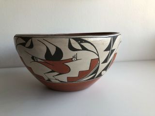 Old Zia Pueblo Indian Pottery bowl 5